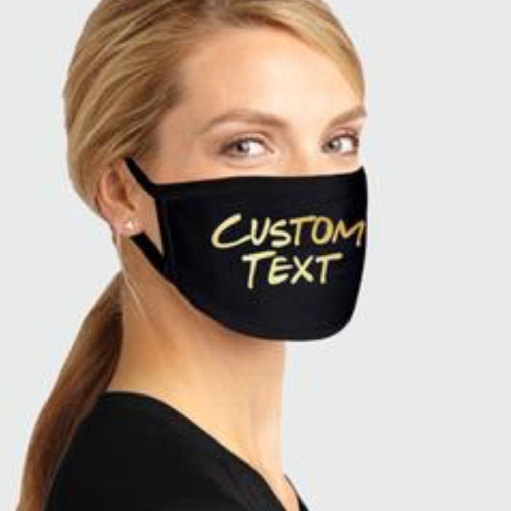 Face Mask Solid personalized white new - Picture 1 of 6